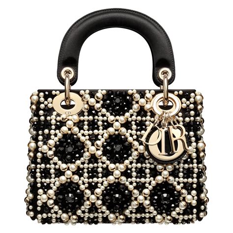 lady dior pearl bag|most popular christian dior bag.